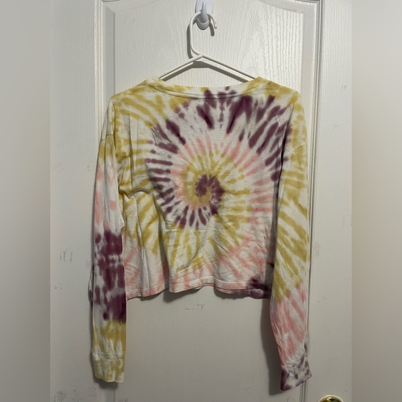 3 for $10 | Tie-dyed Crop Long-sleeve - Picture 2 of 5